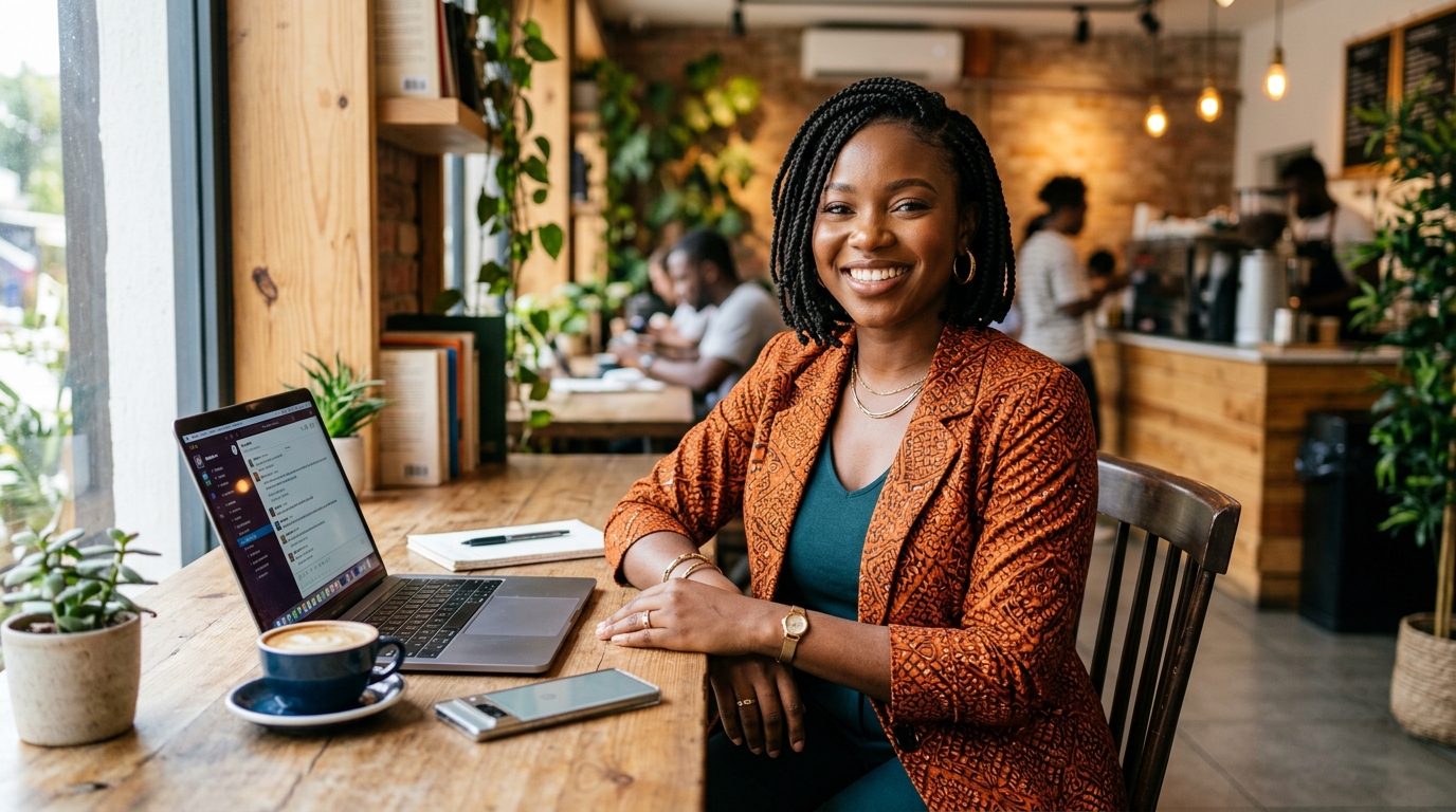 Smiling Nigerian Professional Affiliate Partner